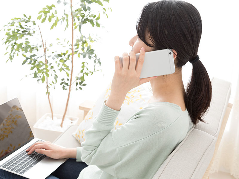 お問い合わせの様子
